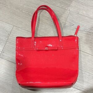 Kate Spade Red Patent Leather Tote